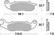 Sbs Jarrupalat Sintered Offroad - CROSSIN JARRUPALAT - 23-859SI - 1