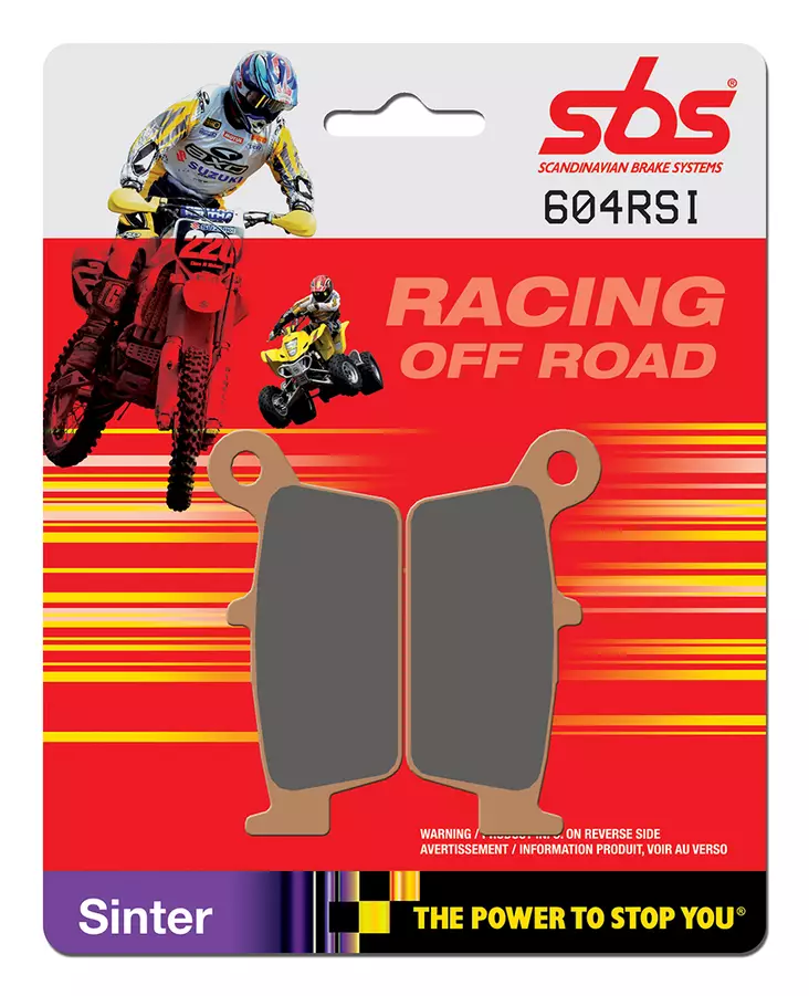 Sbs Jarrupalat Racing Sintered - MOPON JARRUPALAT - 23-604RSI - 1