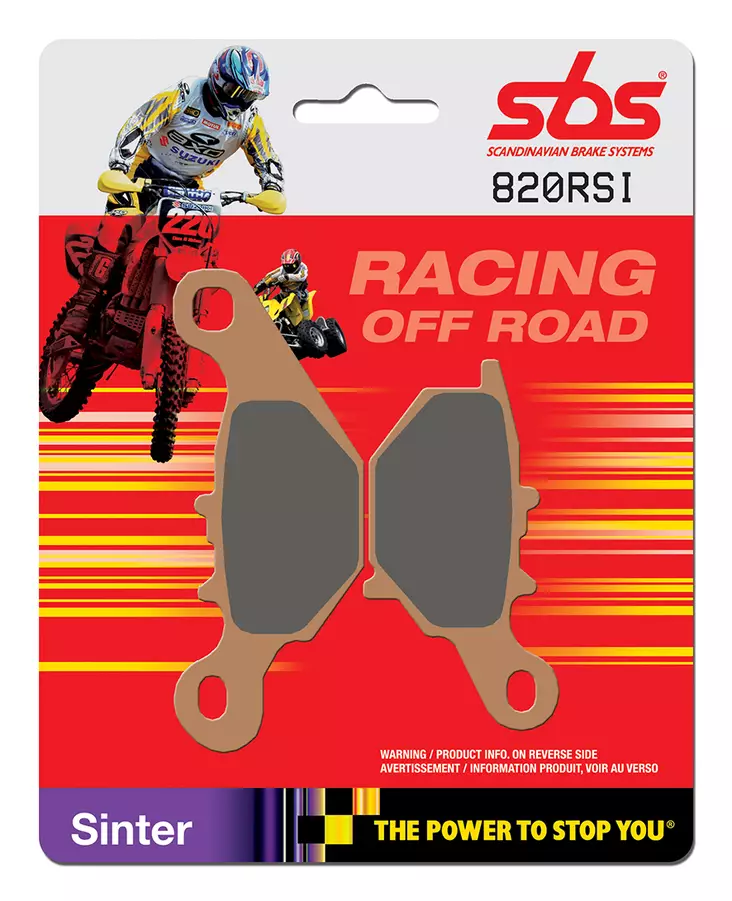 Sbs Jarrupalat Racing Sintered - MÖNKIJÄN OSAT - 23-820RSI - 1