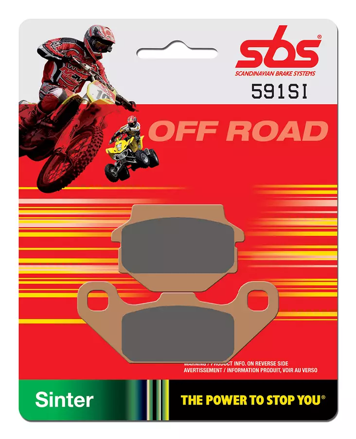 Sbs Jarrupalat Sintered Offroad - MÖNKIJÄN JARRUPALAT - 23-591SI - 1