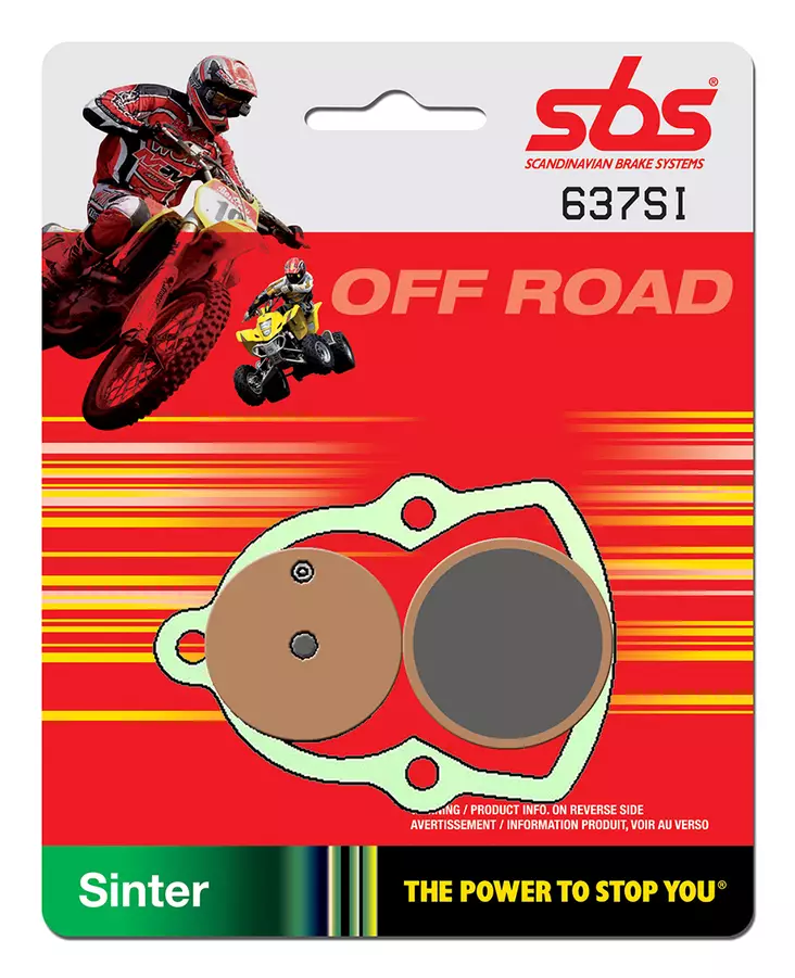 Sbs Jarrupalat Sintered Offroad - MP JARRUKENGÄT - 23-637SI - 1