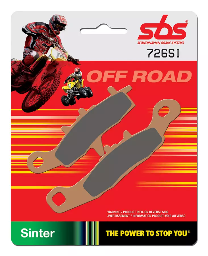 Sbs Jarrupalat Sintered Offroad - MÖNKIJÄN OSAT - 23-726SI - 1