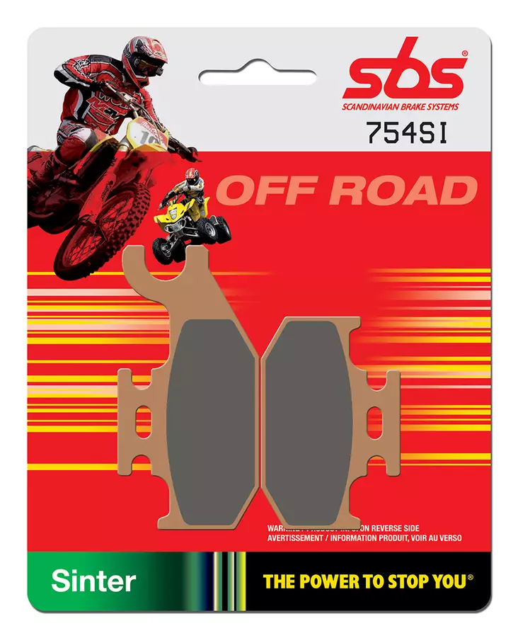 Sbs Jarrupalat Sintered Offroad - MÖNKIJÄN JARRUPALAT - 23-754SI - 1