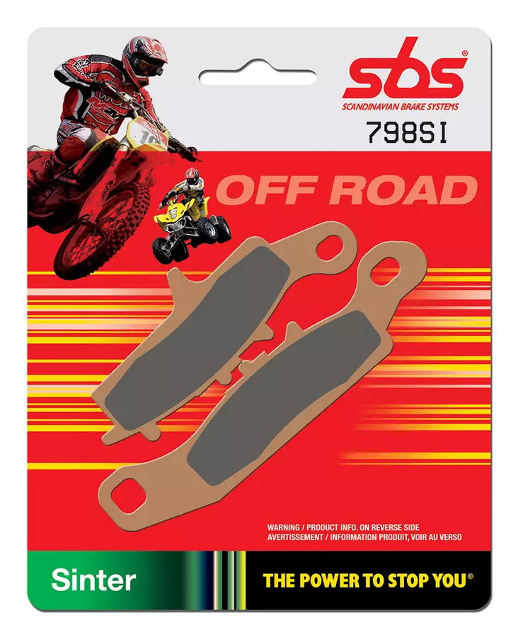 Sbs Jarrupalat Sintered Offroad - MÖNKIJÄN JARRUPALAT - 23-798SI - 1