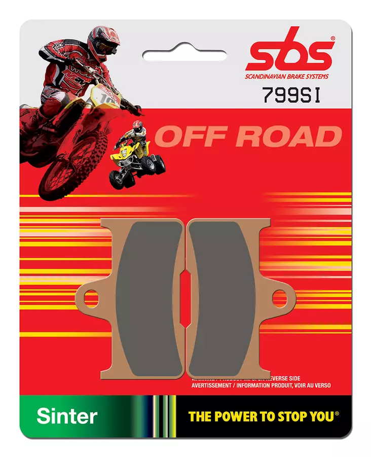 Sbs Jarrupalat Sintered Offroad - MÖNKIJÄN JARRUPALAT - 23-799SI - 1