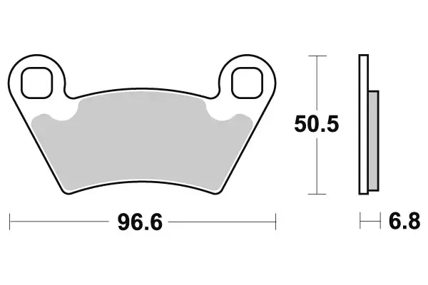 * Sbs Jarrupalat Sintered Offroad - CROSSIN JARRUPALAT - 23-800SI - 1