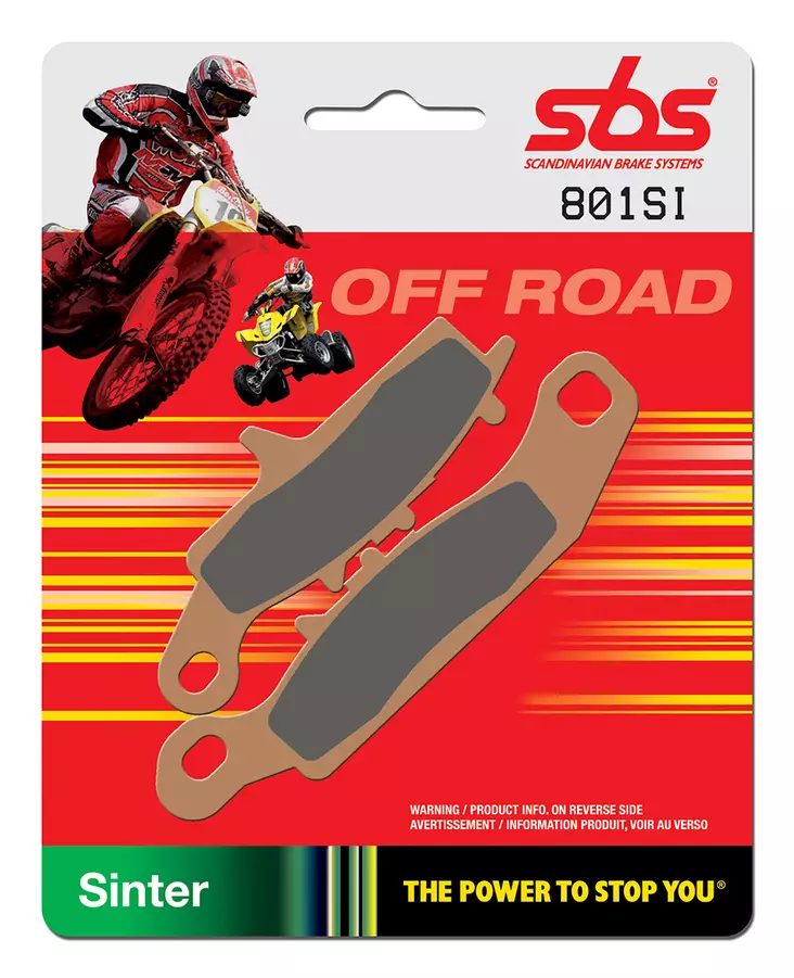 Sbs Jarrupalat Sintered Offroad - MÖNKIJÄN JARRUPALAT - 23-801SI - 1