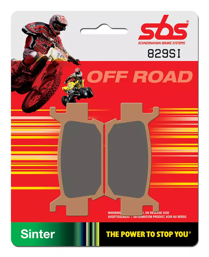 Sbs Jarrupalat Sintered Offroad - MÖNKIJÄN JARRUPALAT - 23-829SI - 1