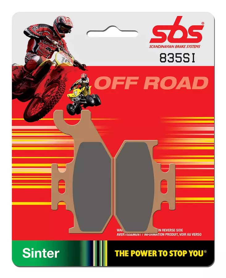 Sbs Jarrupalat Sintered Offroad - MÖNKIJÄN JARRUPALAT - 23-835SI - 1