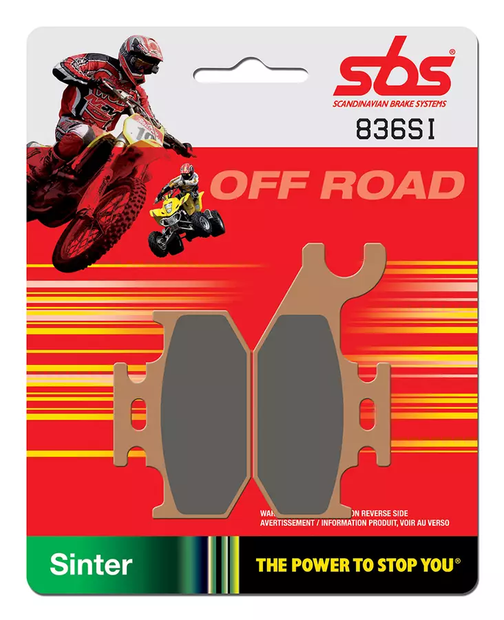 Sbs Jarrupalat Sintered Offroad - MÖNKIJÄN JARRUPALAT - 23-836SI - 1