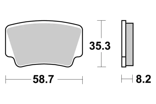 Sbs Jarrupalat Sintered Offroad - MÖNKIJÄN JARRUPALAT - 23-867SI - 1