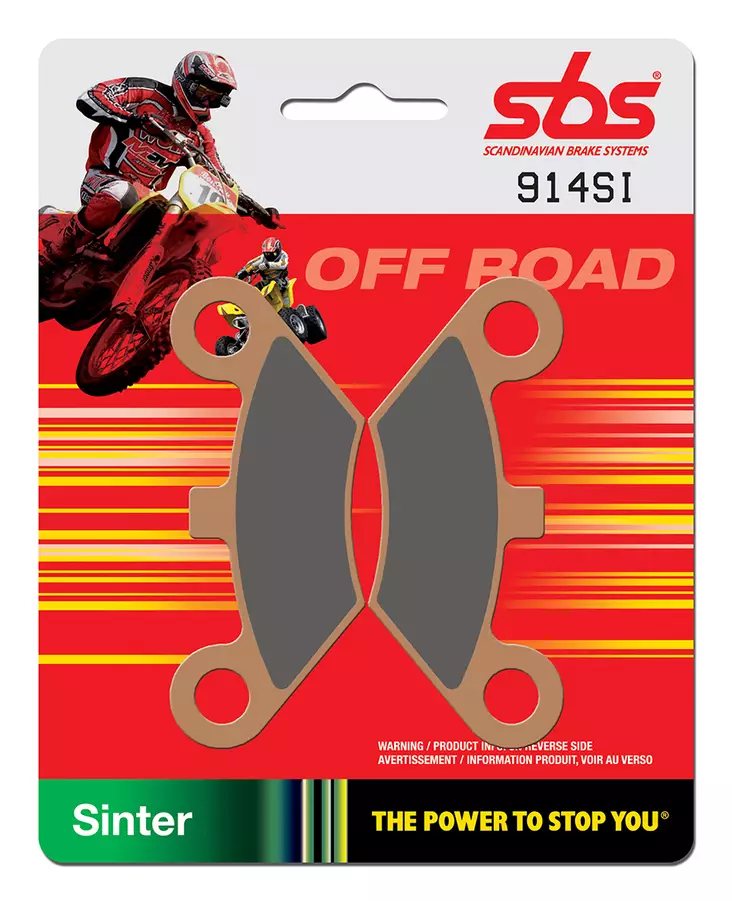 Sbs Jarrupalat Sintered Offroad - MÖNKIJÄN JARRUPALAT - 23-914SI - 1