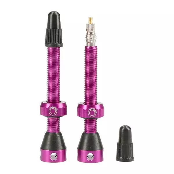 Venttiili insert tubolight, 50mm, violetti, 1pr - Tubeless insertit - VVPRL - 1