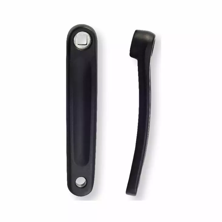 Kampi Vasen 175mm, Alu, Musta, Neliö - POLKUPYÖRÄN KAMMET - 60304M - 1