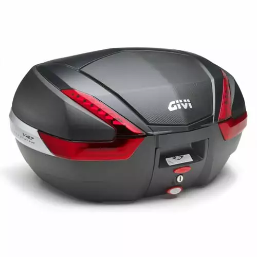 Givi V47 Monokey- takalaukku 47lt musta, hiilikuitu kuvioitu kansi - MP TAKALAUKUT - 321-V47NN - 1