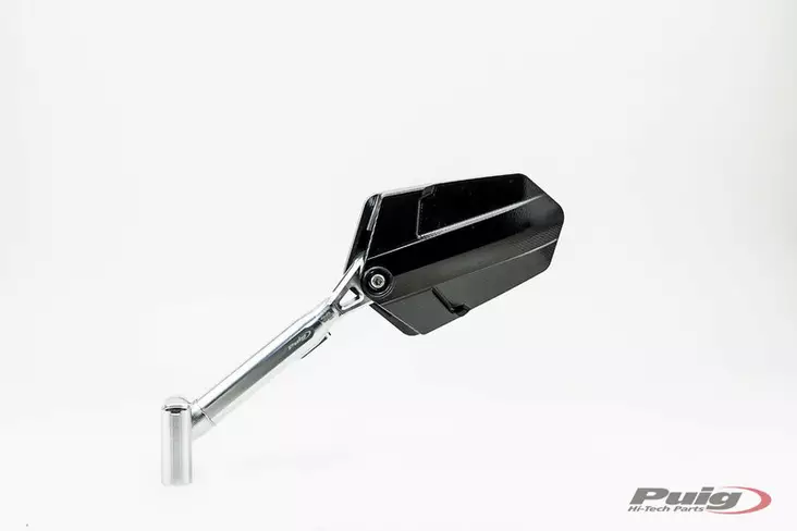 Puig Rear Mirror Mod. Explorer Homolog. Left C/Alu-Blac - MP PEILIT - 33-014DN - 1
