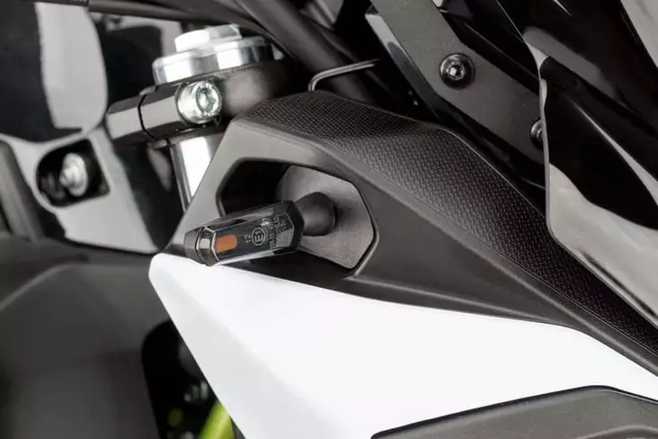 Puig Turn Light By Pair Front Mod.Stick C/Black - MP VILKUT - 33-9317N - 1