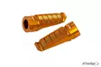 Puig Pair Footrests Hi-Tech Piloto Right/Left C/Gold - JALKATAPIT - 33-6301O - 1