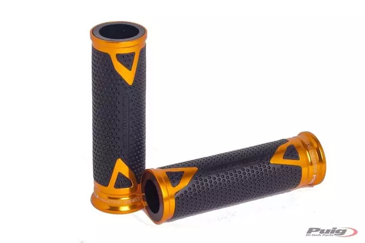 Puig Grips By Pair Puig Hi-Tech Radical Alu 123mm C/Gol - CROSSIN TUPIT - 33-8191O - 1
