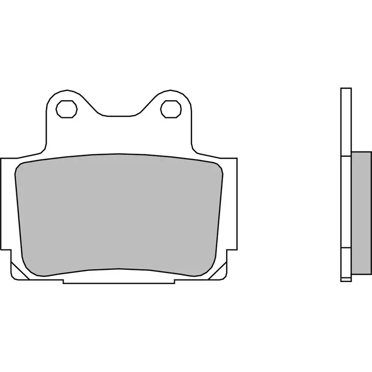 Brembo Jarrupalat Taakse Sintered Road - MÖNKIJÄN OSAT - 231-YA12SP - 1