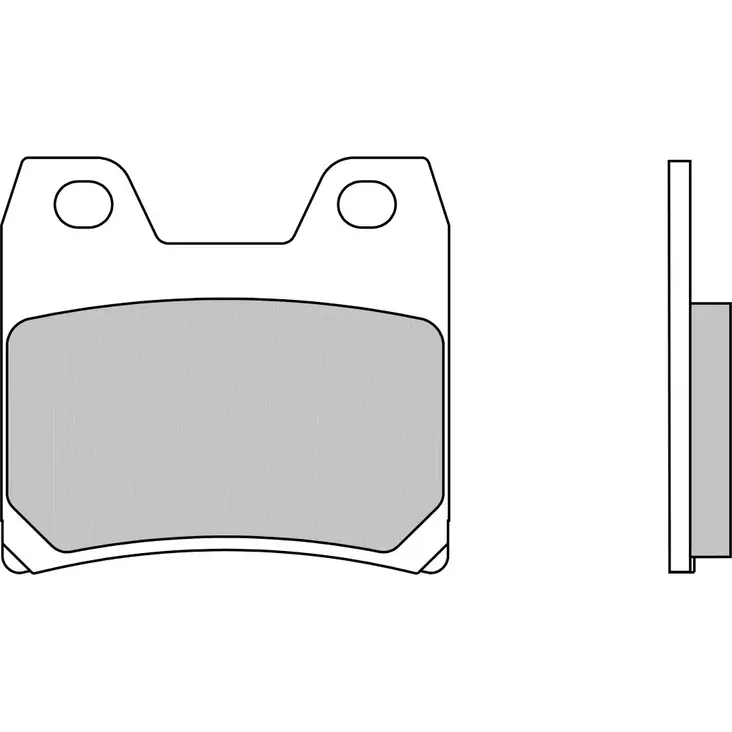 Brembo Jarrupalat Taakse Sintered Road - MÖNKIJÄN OSAT - 231-YA40SP - 0