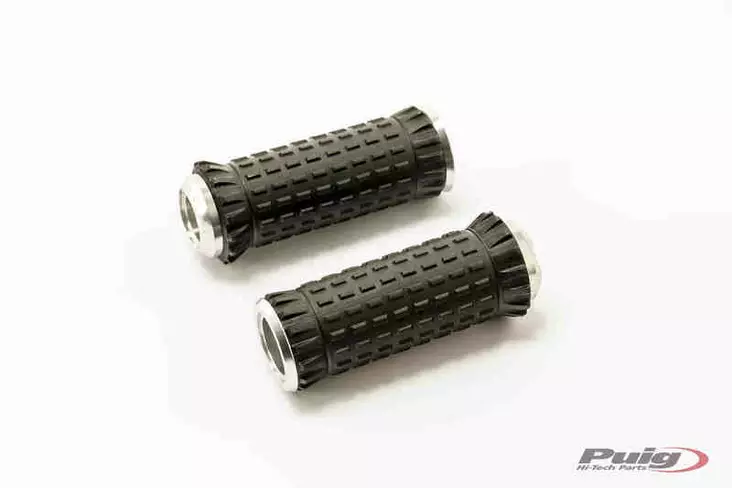 Puig Footpegs R-Fighter S Piloto Rig/Left C/Silver - JALKATAPIT - 33-9193P - 1