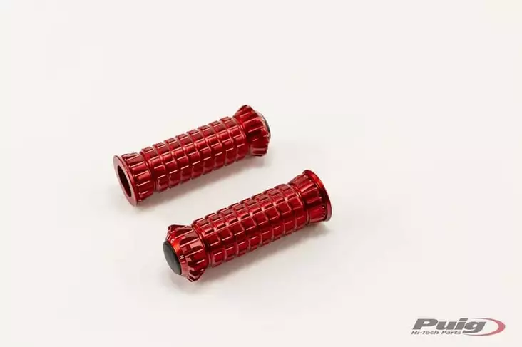 Puig Footpegs R-Fighter Piloto Rig/Left C/Red - JALKATAPIT - 33-9192R - 1
