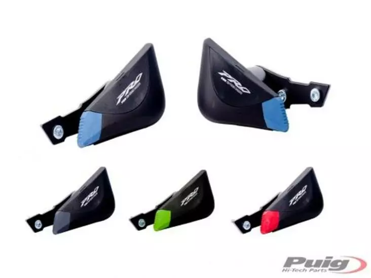 Puig Rubber Ends By Pair Fr.Sliders Pro C/Red - JALKATAPIT - 33-5533R - 1
