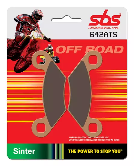 Sbs Jarrupalat Sintered Atv - MÖNKIJÄN JARRUPALAT - 23-642ATS - 1