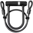 U-lukko axa newton mini pro + vaijeririimu 100/10, musta - POLKUPYÖRÄN LUKOT JA OSAT - 59502995SS - 1