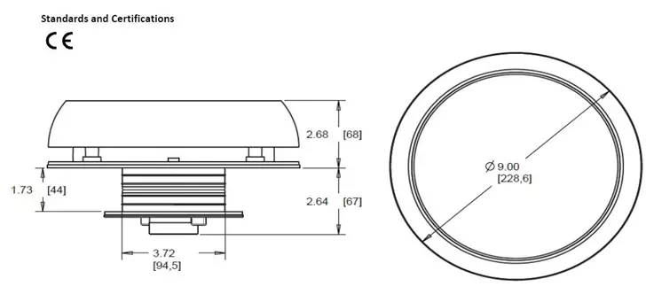 Marinco Aurinkokennoventtiili 3'''' Rst - TULETUSVENTTIILIT - 132-N20803S - 1