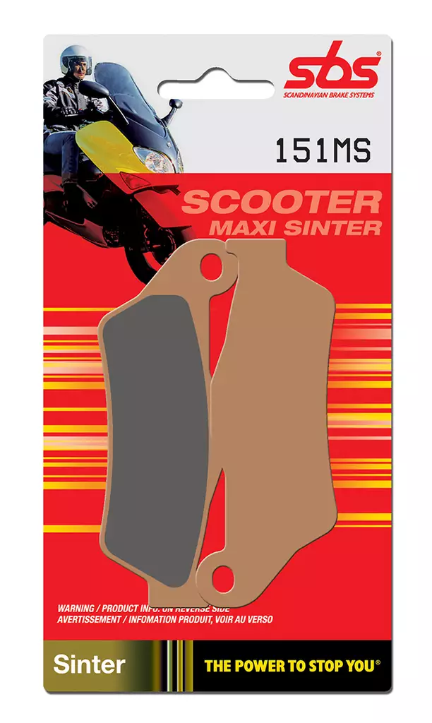 Sbs Jarrupalat Maxi Sinter - MOPON JARRUPALAT - 23-151MS - 1