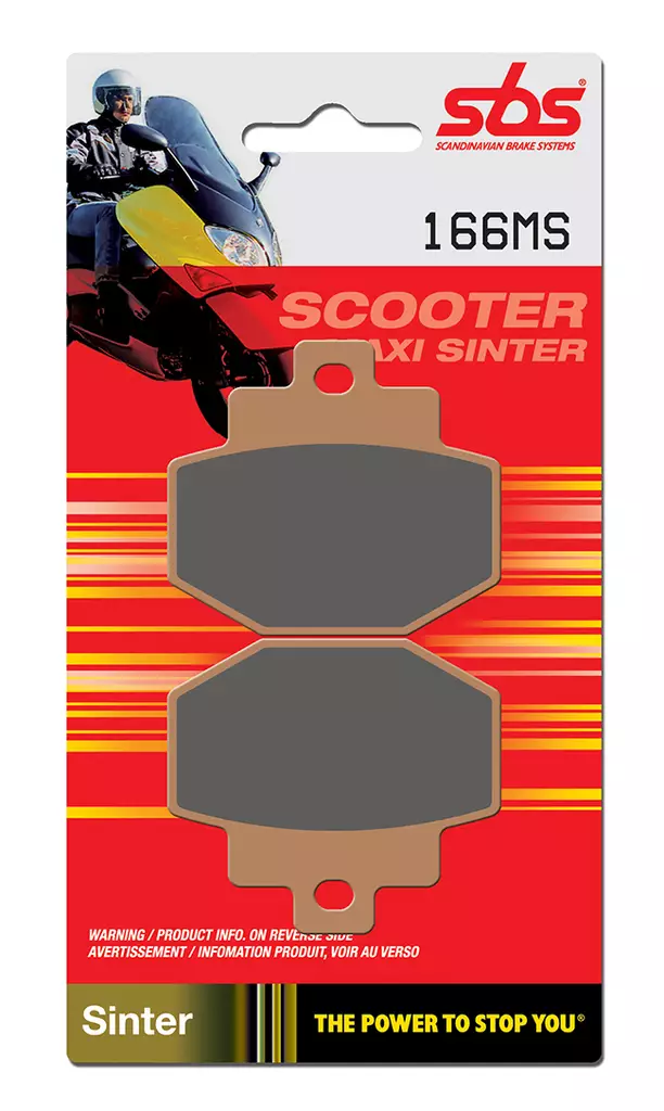 Sbs Jarrupalat Maxi Sinter - MOPON JARRUPALAT - 23-166MS - 1