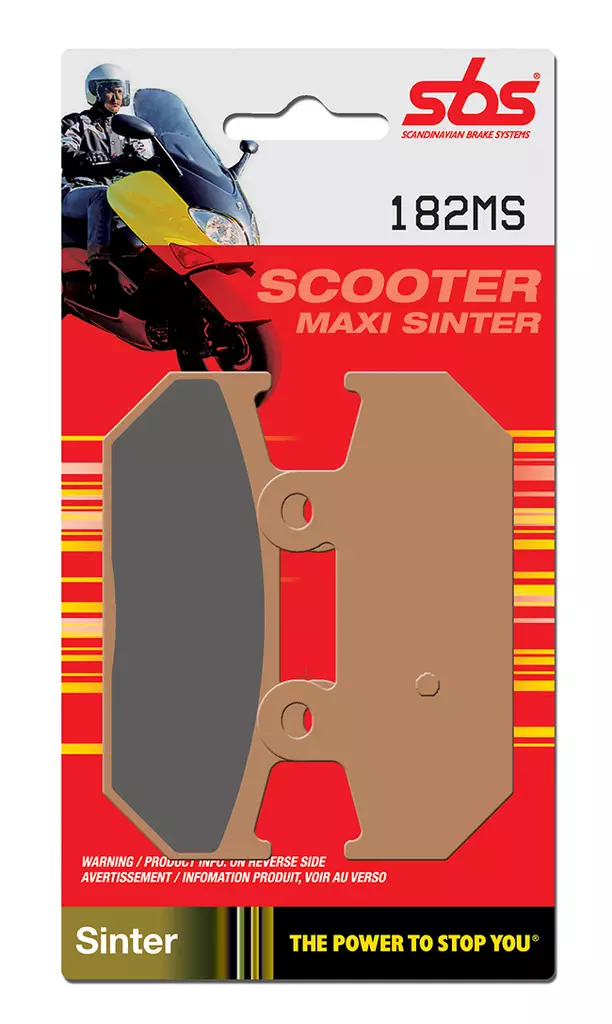 Sbs Jarrupalat Maxi Sinter - MOPON JARRUPALAT - 23-182MS - 1