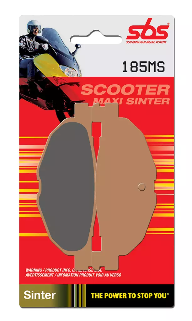 Sbs Jarrupalat Maxi Sinter - MOPON JARRUPALAT - 23-185MS - 1