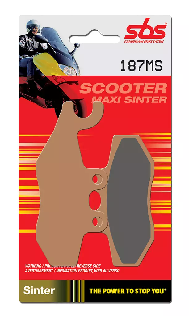 Sbs Jarrupalat Maxi Sinter - MOPON JARRUPALAT - 23-187MS - 1