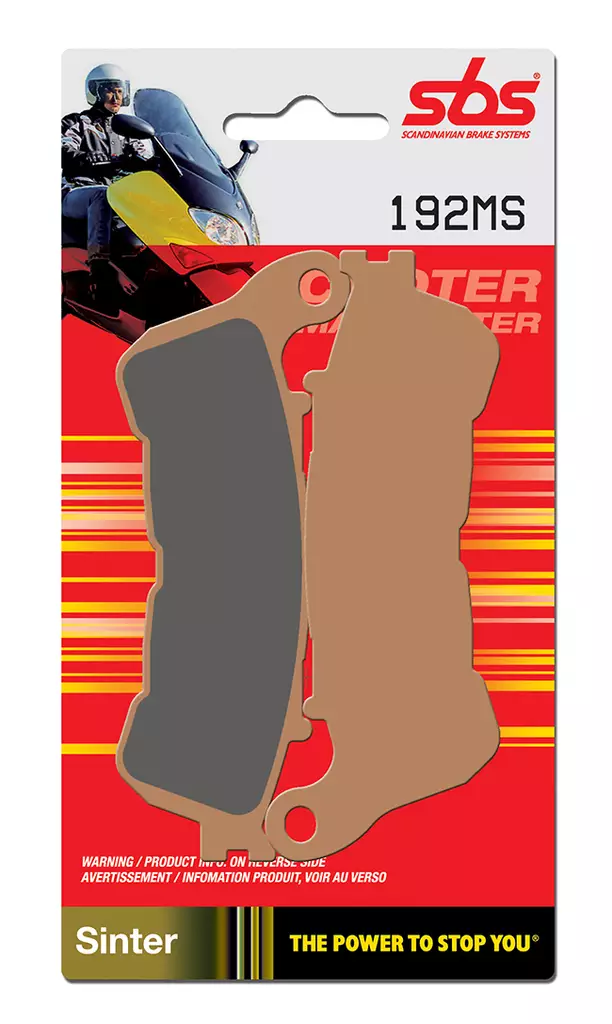 Sbs Jarrupalat Maxi Sinter - MOPON JARRUPALAT - 23-192MS - 1