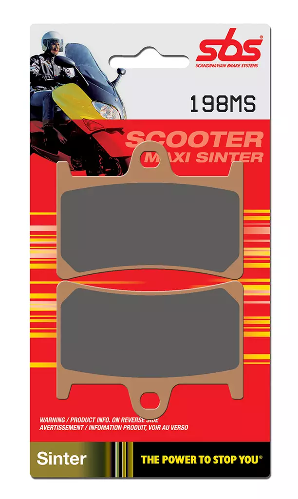 Sbs Jarrupalat Maxi Sinter - MOPON JARRUPALAT - 23-198MS - 1