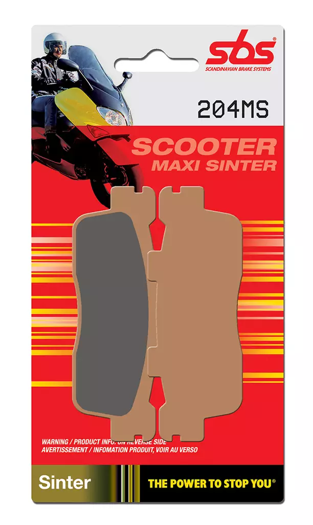 Sbs Jarrupalat Maxi Sinter - MOPON JARRUPALAT - 23-204MS - 1