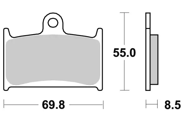 Sbs Jarrupalat Sintered - MÖNKIJÄN OSAT - 23-624HS - 1