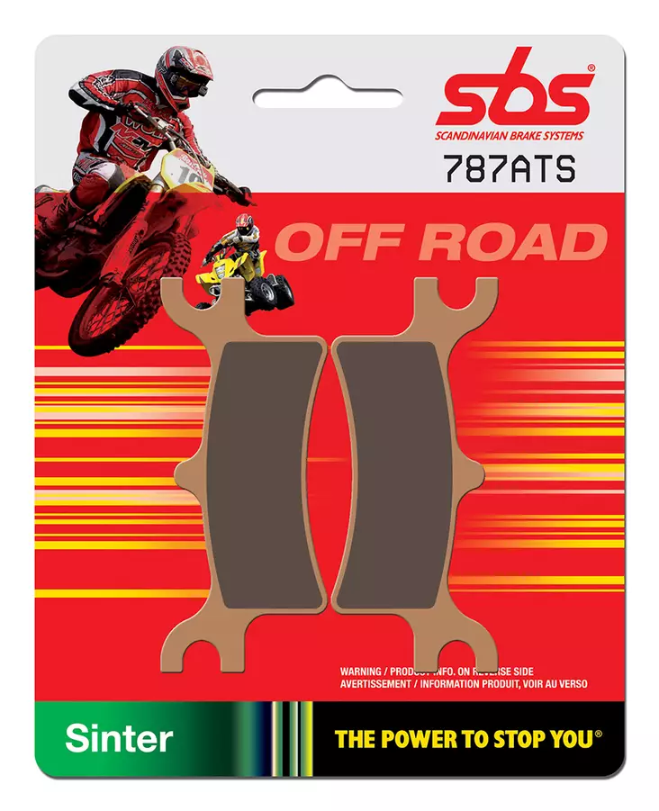 Sbs Jarrupalat Sintered Atv - MÖNKIJÄN JARRUPALAT - 23-787ATS - 1