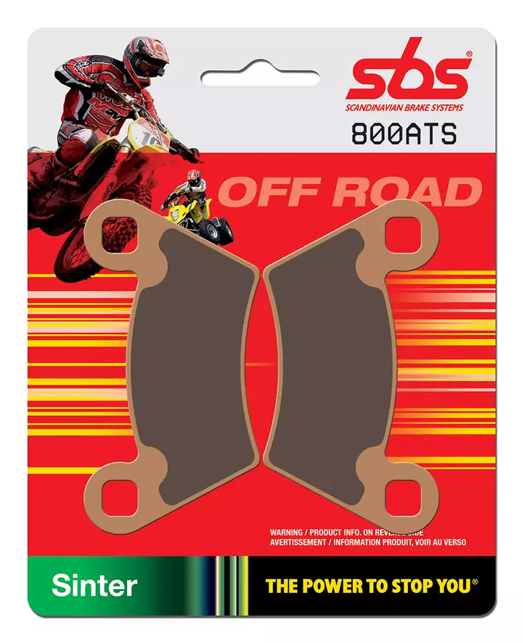 Sbs Jarrupalat Sintered Atv - MÖNKIJÄN JARRUPALAT - 23-800ATS - 1