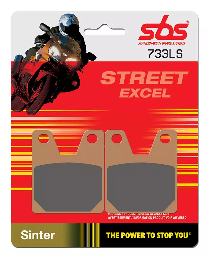 Sbs Jarrupalat Sintered Taakse - MÖNKIJÄN OSAT - 23-733LS - 1