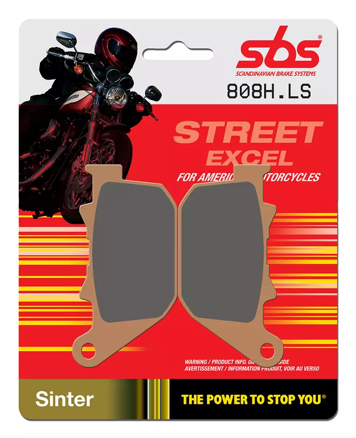 Sbs Jarrupalat Sintered Taakse - MÖNKIJÄN OSAT - 23-808LS - 1