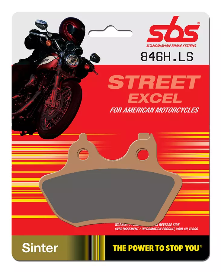 Sbs Jarrupalat Sintered Taakse - MÖNKIJÄN OSAT - 23-846LS - 1