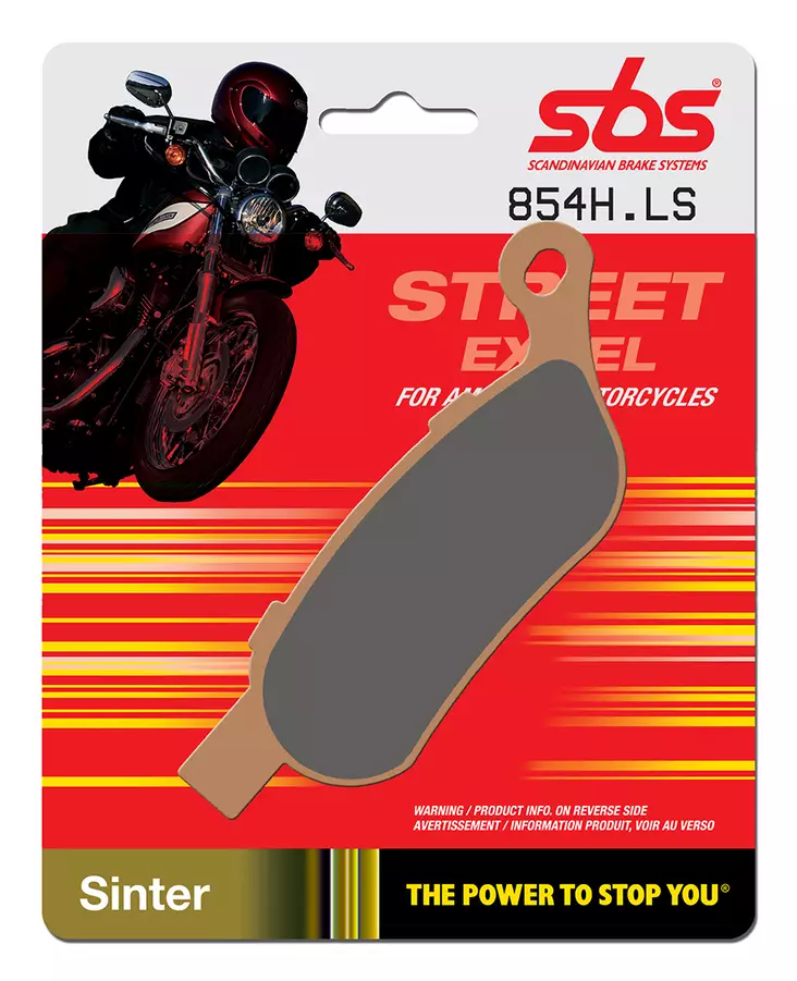 Sbs Jarrupalat Sintered Taakse - MÖNKIJÄN OSAT - 23-854LS - 1