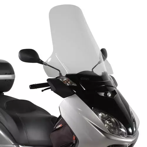 Givi tuulisuoja D438ST, kirkas MBK Skycruiser 125/Yamaha X-Max 125-250 - MÖNKIJÄN OSAT - 323-D438ST - 1