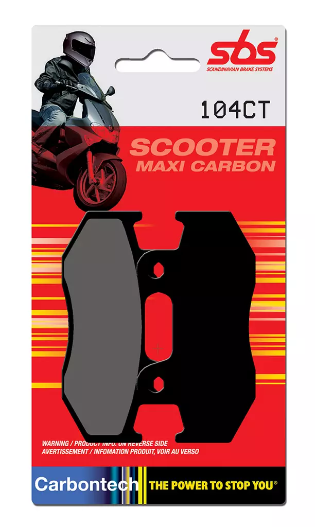 Sbs Jarrupalat Carbon Tech - MÖNKIJÄN OSAT - 23-104CT - 1