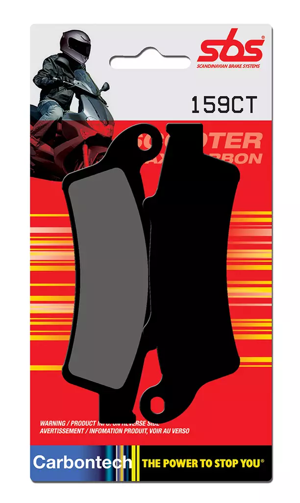 Sbs Jarrupalat Carbon Tech - MOPON JARRUPALAT - 23-159CT - 1