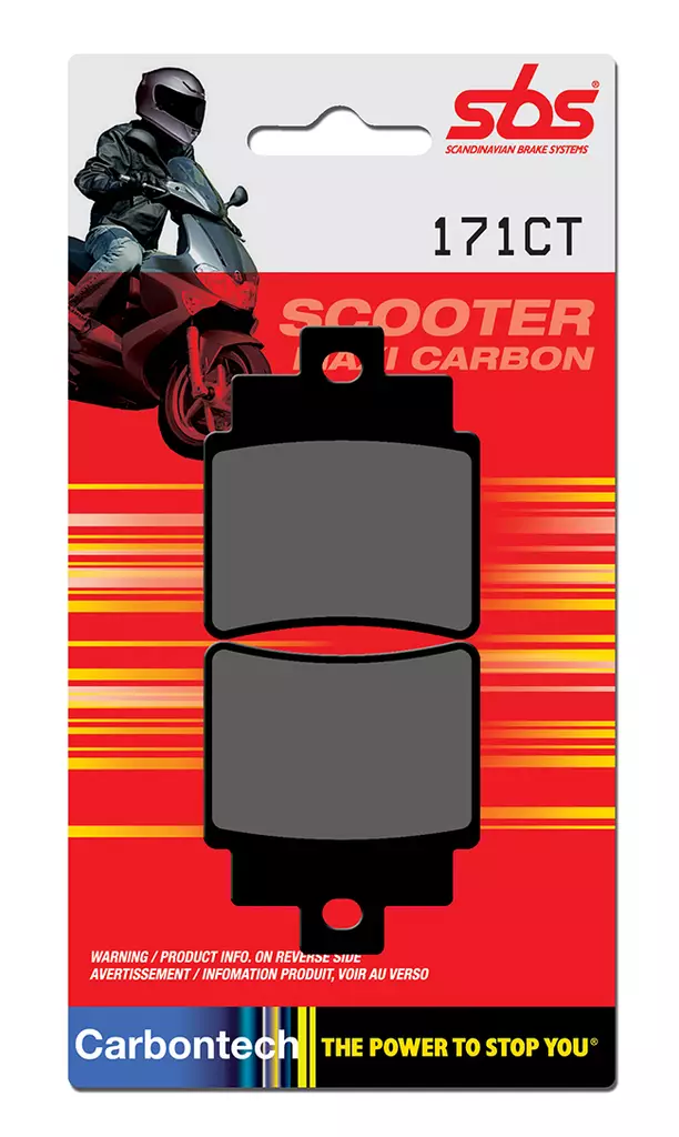 Sbs Jarrupalat Carbon Tech - MOPON JARRUPALAT - 23-171CT - 1